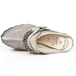  M.Z002-C8 NATURE TIERRA PITON PLISADO TAUPE PL ZUECO NEG PIE -  7