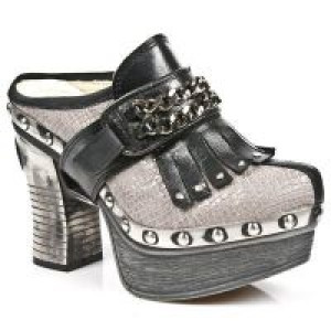  M.Z003-C2 NOMADA NEGRO PITON PLISADO TAUPE PLATA IT NEG PL Z -  2
