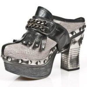  M.Z003-C2 NOMADA NEGRO PITON PLISADO TAUPE PLATA IT NEG PL Z -  4