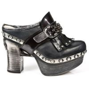  M.Z003-C5 CHAROL STUCO ACERO ITALI NEGRO PL ZUECO NEG PIEDRA New Rock M.Z003-C5 -  