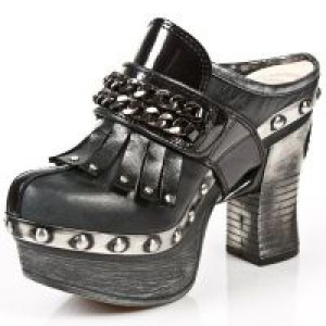  M.Z003-C5 CHAROL STUCO ACERO ITALI NEGRO PL ZUECO NEG PIEDRA -  4
