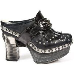  M.Z004-C5 CHAROL STUCO ACERO ITALI NEGRO NOM NEG PL ZUECO NE New Rock M.Z004-C5 -  