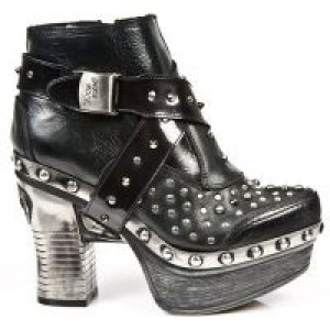  M.Z005-C2 NOMADA ITALI NEGRO CHAROL STUCO ACERO PL ZUECO NEG New Rock M.Z005-C2 -  