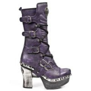  M.Z006-C2 BUFALO LILA PL ZUECO NEGRO PIEDRA ENT-AC T ACE -  2