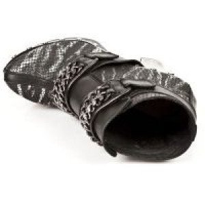  M.Z007-C1 ITALI NEGRO, PITON PLIS.METAL NEGRO, P.ZUECO NE-AC -  7