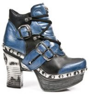  M.Z010-C3 NOMADA AZUL ITALI NEGRO PL ZUECO NEGRO PIEDRA ENT New Rock M.Z010-C3 -  