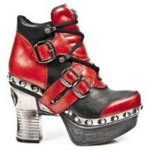  M.Z010-C4 NOMADA ROJO ITALI NEGRO PL ZUECO NEGRO PIEDRA ENT New Rock M.Z010-C4 -  