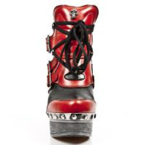  M.Z010-C4 NOMADA ROJO ITALI NEGRO PL ZUECO NEGRO PIEDRA ENT -  3