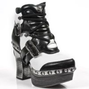  M.Z010-C5 NOMADA NEGRO NAPA BLANCA PL ZUECO NEGRO PIEDRA ENT -  2