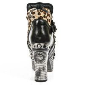 M.Z010-C9 NOMADA NEGRO PELO LEOPARDO PL ZUECO NEG ACERO T AC -  5