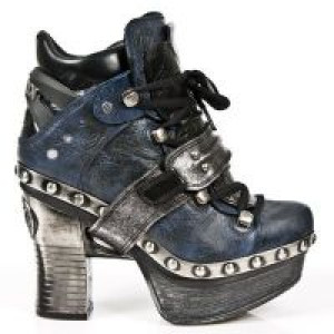  M.Z011-C2 ARCILLA JEANS NOMADA NEGRO BOX PLANE PL ZUECO NEGR -  1