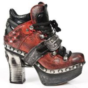  M.Z011-C3 ARCILLA ROJA NOMADA NEGRO BOX PLANE PL ZUECO NEGRO New Rock M.Z011-C3 -  