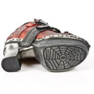  M.Z011-C3 ARCILLA ROJA NOMADA NEGRO BOX PLANE PL ZUECO NEGRO -  6