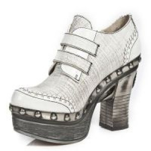  M.Z016-L1 CHAROL BLANCO RASPADO BLANCO PL ZUECO NEGRO PIEDRA -  4