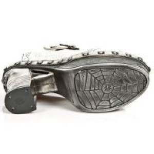  M.Z016-L1 CHAROL BLANCO RASPADO BLANCO PL ZUECO NEGRO PIEDRA -  6