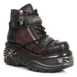  M.1065-C1 ITALI NEGRO BOX ROJO METAL GRABADO DIAMANTE TURBO -  2