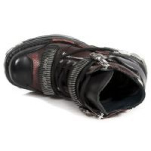  M.1065-C1 ITALI NEGRO BOX ROJO METAL GRABADO DIAMANTE TURBO -  7