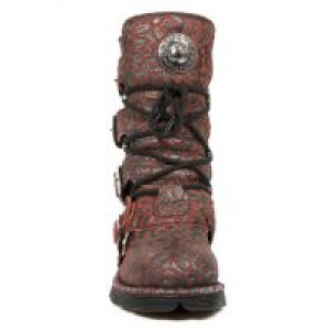 M.1473-C31 FLORAL BOX PLANE-ROJO REVESS ROJO PLANING NEGRO -  3