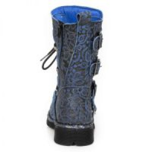  M.1473-C33 FLORAL BOX PLANE AZUL REVESS AZUL PLANING NEGRO S -  5