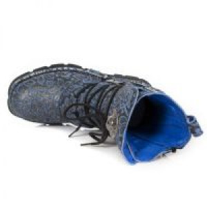  M.1473-C33 FLORAL BOX PLANE AZUL REVESS AZUL PLANING NEGRO S -  7
