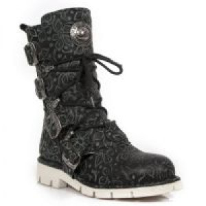  M.1473-S29 FLORAL NEGRO, PLANING NATA SIN -  2