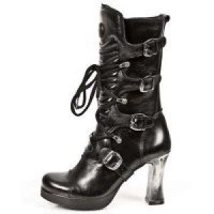  M.5815-S10 NOMADA NEGRO, PLATAFORMA GOTH TACON ACERO -  1