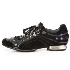  M.8422-R1 VELOUR NEGRO CHAROL STUCO ACERO TPU NEG SNOB T ACE New Rock M.8422-R1 -  