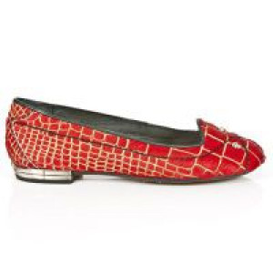  M.BL005-C4 PELO COCO ROJO VIVO NEGRO TPU NEGRO BAILARINAS T -  1