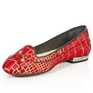  M.BL005-C4 PELO COCO ROJO VIVO NEGRO TPU NEGRO BAILARINAS T -  4