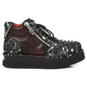 M.CRP002-C2 FLORAL PAINT NEGRO BOX ROJO-METAL GRABADO DIAMAN -  1