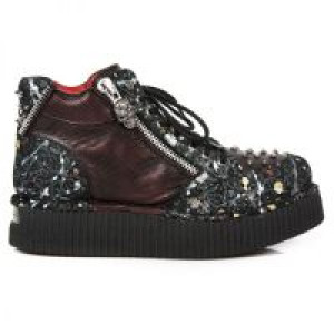  M.CRP002-C2 FLORAL PAINT NEGRO BOX ROJO-METAL GRABADO DIAMAN -  2