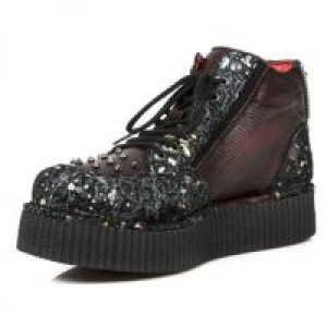  M.CRP002-C2 FLORAL PAINT NEGRO BOX ROJO-METAL GRABADO DIAMAN -  4