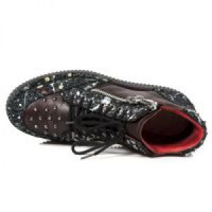  M.CRP002-C2 FLORAL PAINT NEGRO BOX ROJO-METAL GRABADO DIAMAN -  7