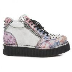  M.CRP002-C7 FLORAL CRACK OLEO CRACK BLANCO NEO CREEPERS NEGR -  1