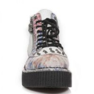  M.CRP002-C7 FLORAL CRACK OLEO CRACK BLANCO NEO CREEPERS NEGR -  3