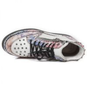  M.CRP002-C7 FLORAL CRACK OLEO CRACK BLANCO NEO CREEPERS NEGR -  7