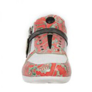  M.HY018-C13 VINTAGE FLOWER TOXIC NARANJA BRUMA CRACK BLANCO -  3