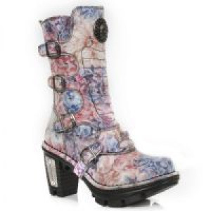  M.NEOTR025-C1 FLORAL CRACK OLEO NEOTRAIL NEGRO -  2