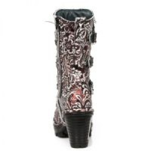  M.NEOTR045-C2 VINTAGE FLOWER POLAR ROJO DENIN NEGRO ROTO NEO -  5