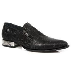  M.NW147-C3 VINTAGE FLOWER NEGRO BORDADOS NEGRO ELASTICO NEG New Rock M.NW147-C3 -  