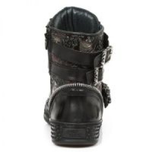  M.PS028-C3 RAW NEGRO ITALI NEGRO VINTAGE-2 FLOWER ROJO PISA -  5
