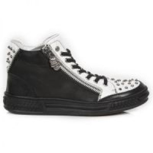  M.PS029-C1 RAW NEGRO VINTAGE FLOWER BLANCO PLATA PISA NEGRO -  2