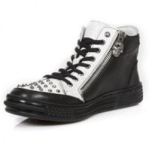  M.PS029-C1 RAW NEGRO VINTAGE FLOWER BLANCO PLATA PISA NEGRO -  4