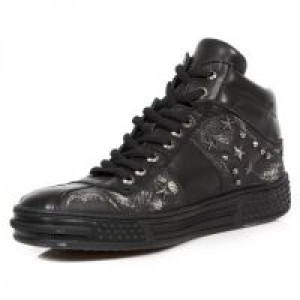  M.PS032-C1 RAW NEGRO VINTAGE FLOWER NEGRO RASPADO PISA NEGRO -  4
