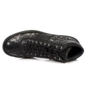  M.PS032-C1 RAW NEGRO VINTAGE FLOWER NEGRO RASPADO PISA NEGRO -  7
