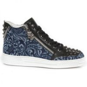  M.PS039-C23 VINTAGE FLOWER DENIM AZUL RAW NEGRO PISA BLANCO -  1