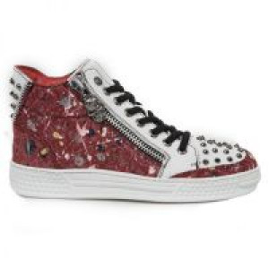  M.PS039-S5 FLORAL PAINT ROJO, BRUMA CRACK BLANCO, PISA BLANC -  1