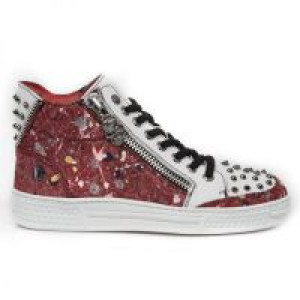  M.PS039-S5 FLORAL PAINT ROJO, BRUMA CRACK BLANCO, PISA BLANC -  2