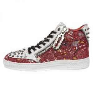  M.PS042-C1 FLORAL PAINT ROJO BRUMA CRACK BLANCO PISA BLANCO -  2
