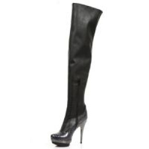  M.PUNK079-C2 PITON NEGRO GRAFITO REVESS AZUL NAPA ELASTICA -  4